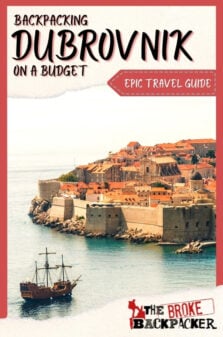 Backpacking Dubrovnik Travel Guide Pinterest Image