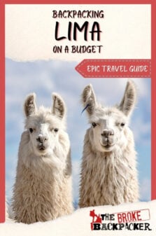 Backpacking Lima Travel Guide Pinterest Image
