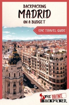 Backpacking Madrid Travel Guide Pinterest Image