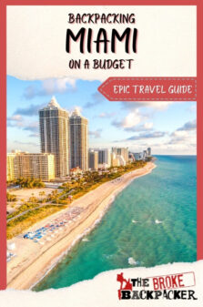 Backpacking Miami Travel Guide Pinterest Image
