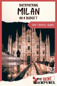 Backpacking Milan Travel Guide Pinterest Image