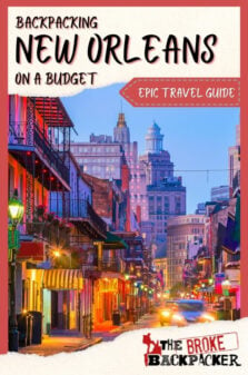 Backpacking New Orleans Travel Guide Pinterest Image