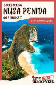 Backpacking Nusa Penida Travel Guide Pinterest Image