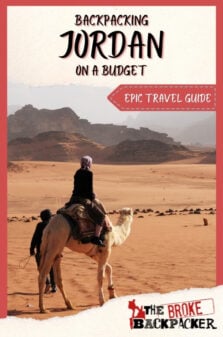 Backpacking Jordan Travel Guide Pinterest Image