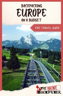 Backpacking Europe Travel Guide Pinterest Image