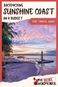 Backpacking Sunshine Coast Travel Guide Pinterest Image