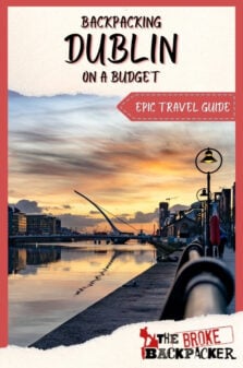 Backpacking Dublin Travel Guide Pinterest Image