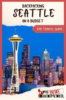 Backpacking Seattle Travel Guide Pinterest Image