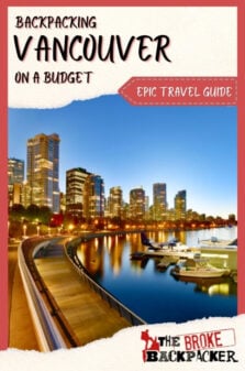 Backpacking Vancouver Travel Guide Pinterest Image