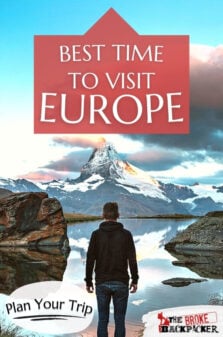 Best Time To Visit Europe Pinterest Image