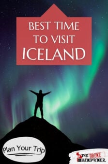 Best Time To Visit Iceland Pinterest Image