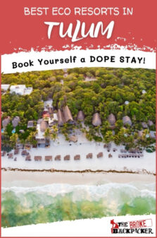 Best Eco Resorts In Tulum Pinterest Image