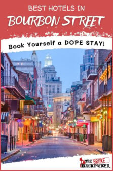 Best Bourbon Street Hotels Pinterest Image