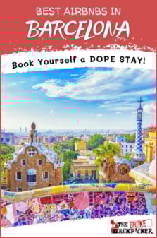Airbnbs in Barcelona Pinterest Image