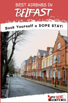 Airbnbs in Belfast Pinterest Image