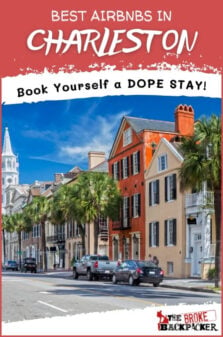 Airbnbs in Charleston Pinterest Image