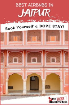 Airbnbs in Jaipur Pinterest Image