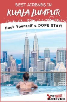 Airbnbs in Kuala Lumpur Pinterest Image