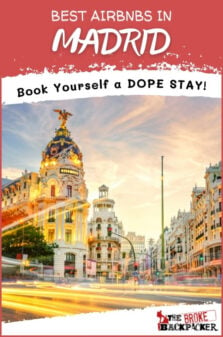 Airbnbs in Madrid Pinterest Image