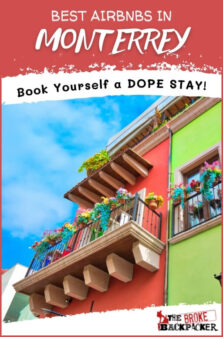 Airbnbs in Monterrey Pinterest Image