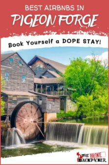 Airbnbs in Pigeon Forge Pinterest Image