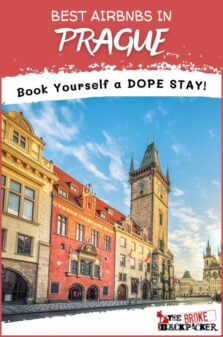 Airbnbs in Prague Pinterest Image