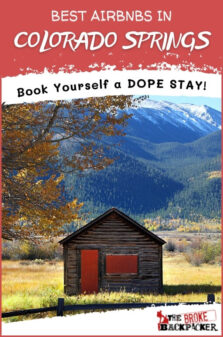 Airbnbs in Colorado Springs Pinterest Image