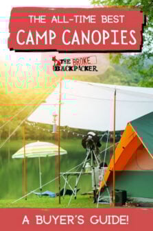 Best Camping Canopies Pinterest Image