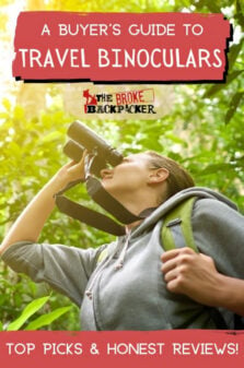 Best Travel Binoculars Pinterest Image