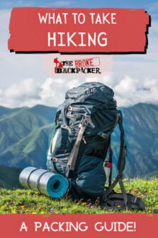 What To Take Hiking Pinterest Image