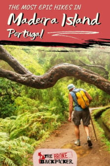Hiking in Madeira Pinterest Image