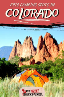 Camping In Colorado Pinterest Image