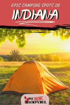 Camping In Indiana Pinterest Image