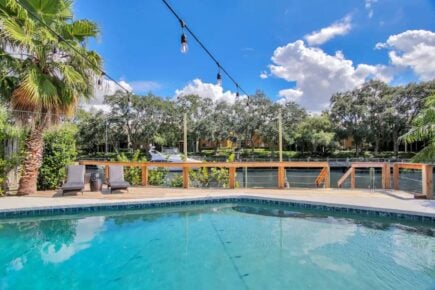 Waterfront 3 Bed Home with Pool and Dock