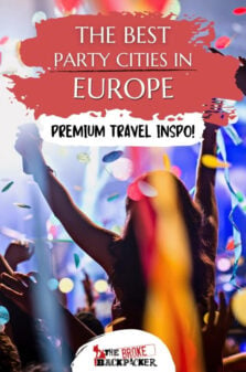 Best Party Cities In Europe Pinterest Image