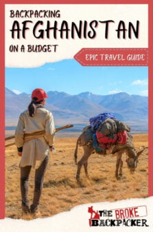 Backpacking Afghanistan Travel Guide Pinterest Image