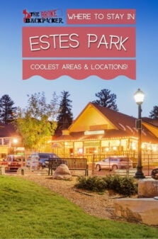 Where to Stay in Estes Park Pinterest Image