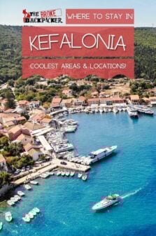 Where to Stay in Kefalonia Pinterest Image
