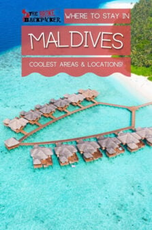 Where to Stay in Maldives Pinterest Image
