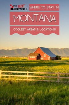 Where to Stay in Montana Pinterest Image