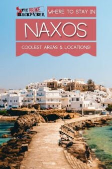Where to Stay in Naxos Pinterest Image