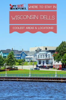Where to Stay in Wisconsin Dells Pinterest Image