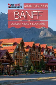 Where to Stay in Banff Pinterest Image