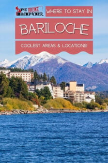 Where to Stay in Bariloche Pinterest Image