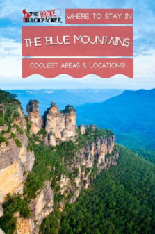 Where to Stay in Blue Mountains Pinterest Image