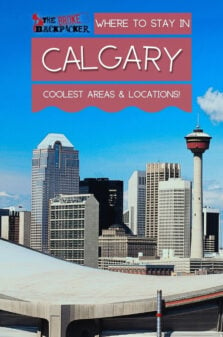 Where to Stay in Calgary Pinterest Image