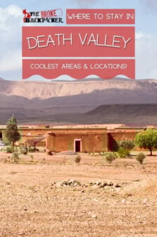Where to Stay in Death Valley Pinterest Image