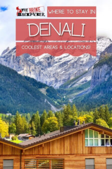 Where to Stay in Denali Pinterest Image