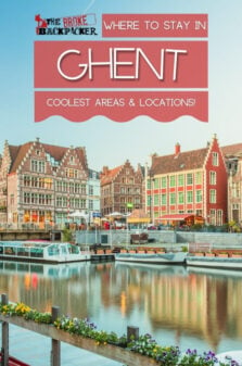 Where to Stay in Ghent Pinterest Image