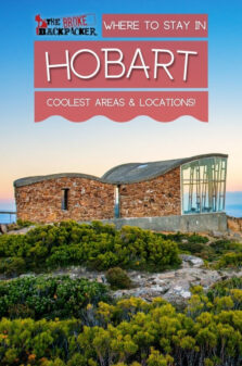 Where to Stay in Hobart Pinterest Image